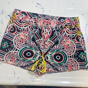 Stylish High Waist Patterned Women's Shorts